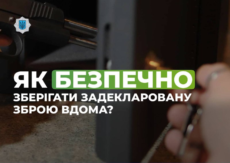 Леонід Тимченко пояснив, як безпечно зберігати задекларовану зброю вдома