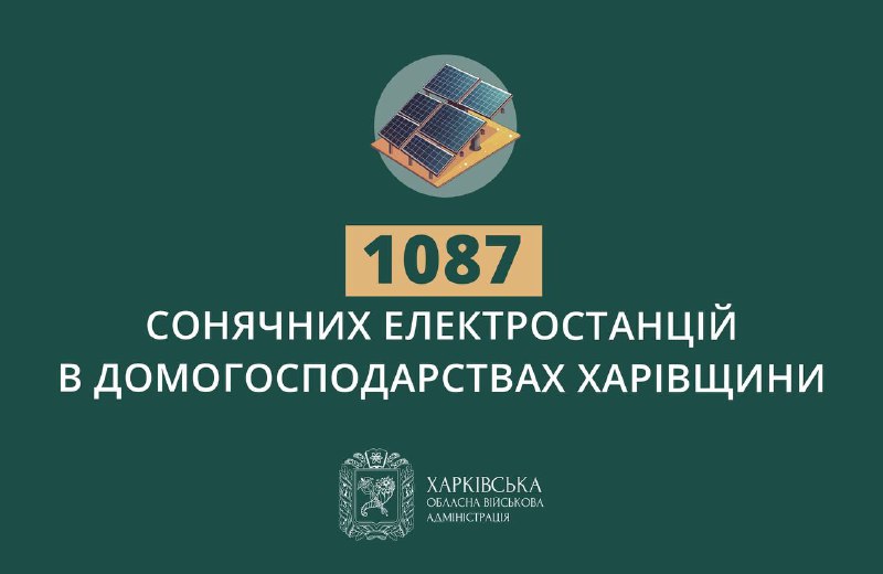 Жителі Харківщини можуть отримати компенсації за встановлення гібридних сонячних електростанцій