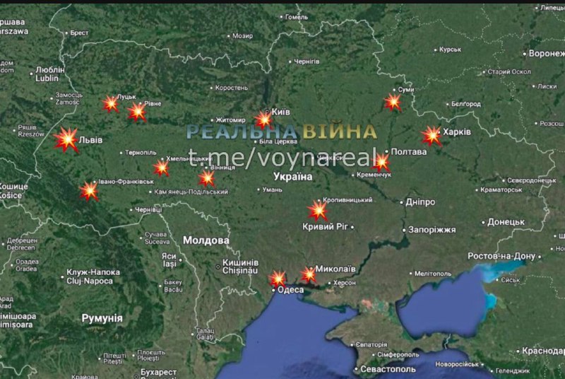 Крилаті ракети з Ту-95МС, Калібри, Шахеди та балістика — чергова атака русні по мирних українцях